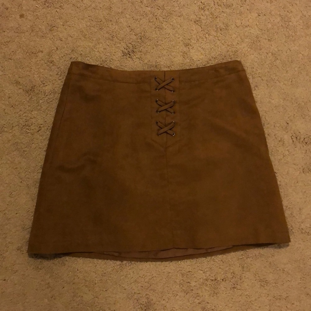 BCBGeneration SUEDE BROWN mini skirt